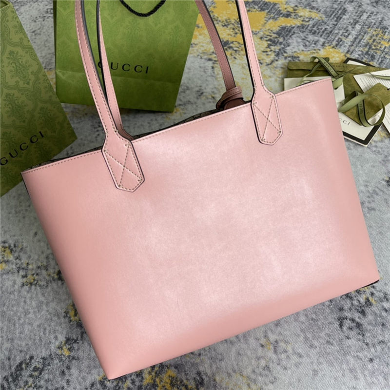 Gucci Reversible GG Tote 368568 Pink High