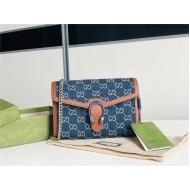 DIONYSUS MINI CHAIN WALLET 401231 Denim Blue High