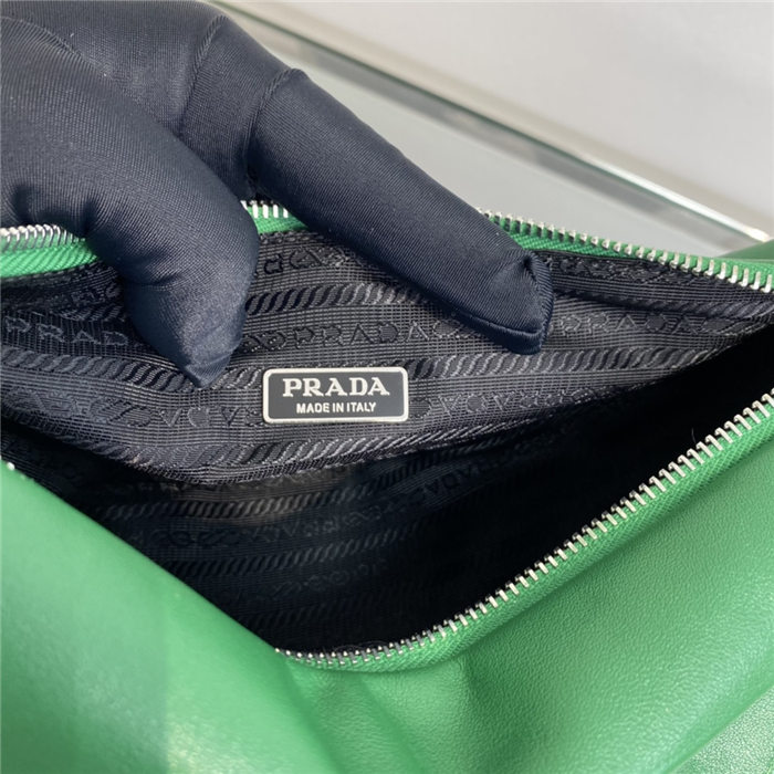 Prada Triangle shoulder bag Leather Green High