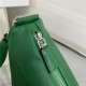 Prada Triangle shoulder bag Leather Green High