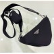 Prada Triangle shoulder bag Nylon Black High