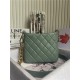 Chanel CLUTCH WITH CHAIN AP4168 Shiny Lambskin & Gold-Tone Metal Green High