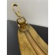 Fendigraphy Nano Leather Bag Gold High