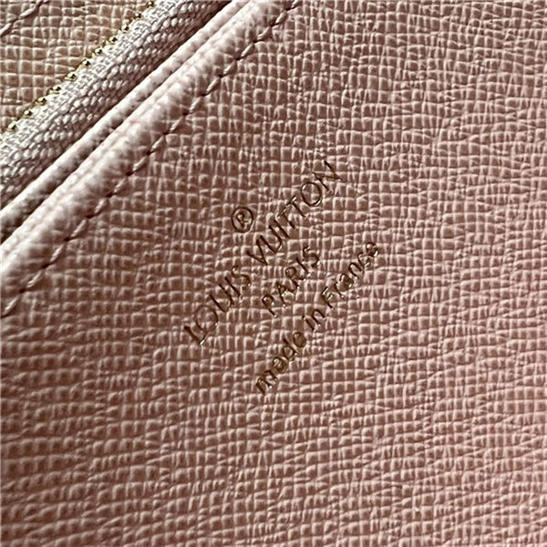 Louis Vuitton ZIPPY WALLET Monogram jacquard denim Pink M81182 High