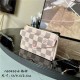 Louis Vuitton CARD HOLDER RECTO VERSO Damier Azur N60498 High