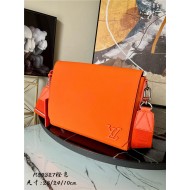 Louis Vuitton NEW MESSENGER Aerogram cowhide leather Orange M59327 High