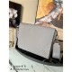 Louis Vuitton NEW MESSENGER Aerogram cowhide leather Grey M59327 High