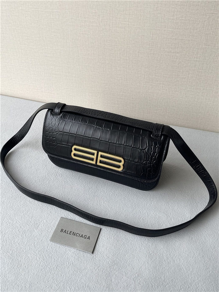 WOMEN'S GOSSIP SMALL BAG Crocodile Embossed High