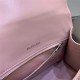 WOMEN'S HOURGLASS SMALL TOP HANDLE BAG Crocodile Light Pink High