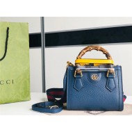 Gucci Diana mini tote bag 702732 Royal Blue High