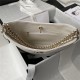 HOBO HANDBAG AS3153 Lambskin & Gold-Tone Metal White A