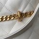 Chanel BUCKET BAG AS3116 Lambskin Enamel & Gold-Tone Metal White A