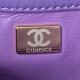 Chanel BUCKET BAG AS3116 Lambskin Enamel & Gold-Tone Metal Purple A