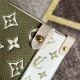 Louis Vuitton ONTHEGO MM Printed and embossed grained cowhide leather M46060 High