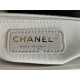 Chanel FLAP BAG WITH TOP HANDLE Grained Calfskin & Gold-Tone Metal AS3653 White A