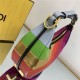 Fendigraphy Small Leather Bag Multicolor inlay High