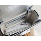 Gucci Bamboo 1947 mini top handle bag Silver Leather 686864 High