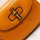 Gucci Bamboo 1947 mini top handle bag Yellow Leather 686864 High