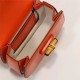 Gucci Bamboo 1947 mini top handle bag Orange-Red Leather 686864 High