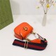 Gucci Bamboo 1947 mini top handle bag Orange-Red Leather 686864 High