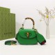 Gucci Bamboo 1947 mini top handle bag Green Leather 686864 High