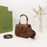 Gucci Bamboo 1947 mini top handle bag Cuir Leather 686864 High