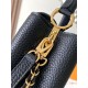 Louis Vuitton Capucines Mini Bag Taurillon Leather M23591 Black High