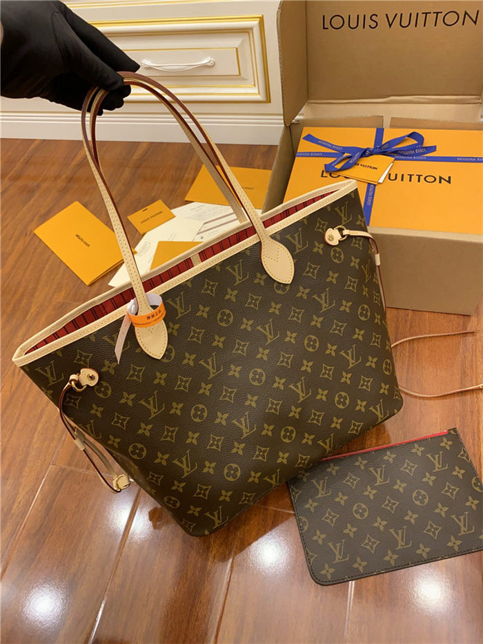 Louis Vuitton Neverfull MM Bag Monogram Canvas M41177 Top