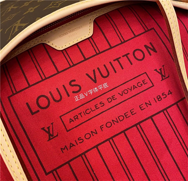 Louis Vuitton Neverfull MM Bag Monogram Canvas M41177 Top