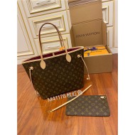 Louis Vuitton Neverfull MM Bag Monogram Canvas M41178 Top