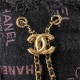 Chanel MINI BUCKET WITH CHAIN Printed Denim & Lacquered Gold-Tone Metal A