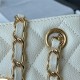 Chanel BUCKET BAG AS3176 Grained Calfskin Gold-Tone Metal White A