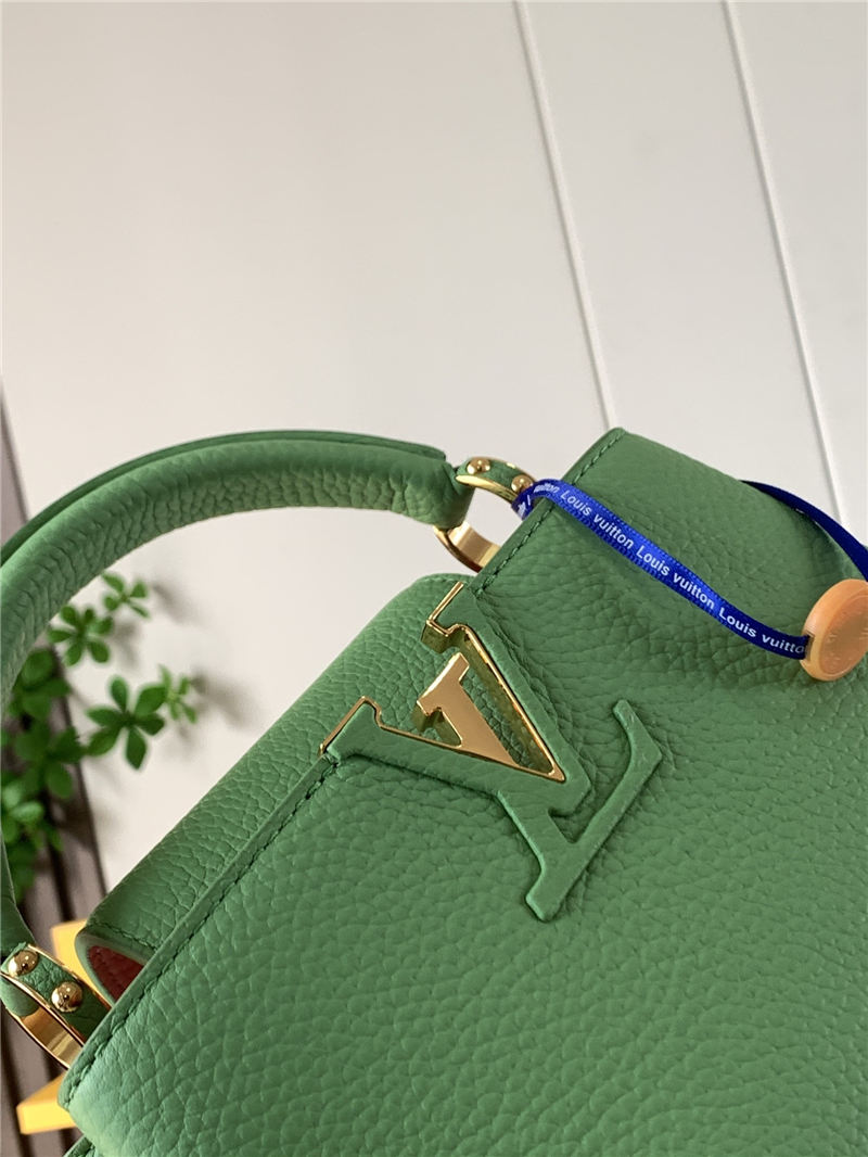 Louis Vuitton CAPUCINES MINI Taurillon Green M59709 High