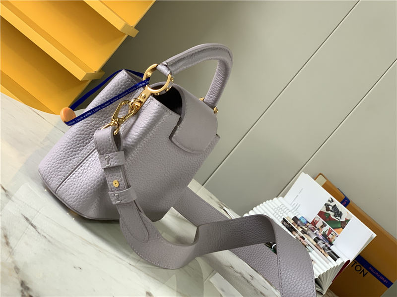 Louis Vuitton CAPUCINES MINI Taurillon Lilac M58718 High