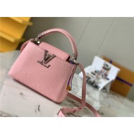 Louis Vuitton CAPUCINES MINI Taurillon/Lizard Pink M94048 High