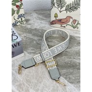 Loewe Anagram strap in jacquard and calfskin C High