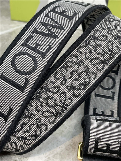 Loewe Anagram strap in jacquard and calfskin F High