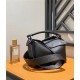 Small Puzzle bag in satin calfskin Black High