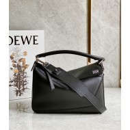 Puzzle bag 29cm in classic calfskin Black High