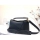 Puzzle bag 29cm in soft grained calfskin Black High