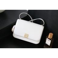 Goya bag in silk calfskin White High