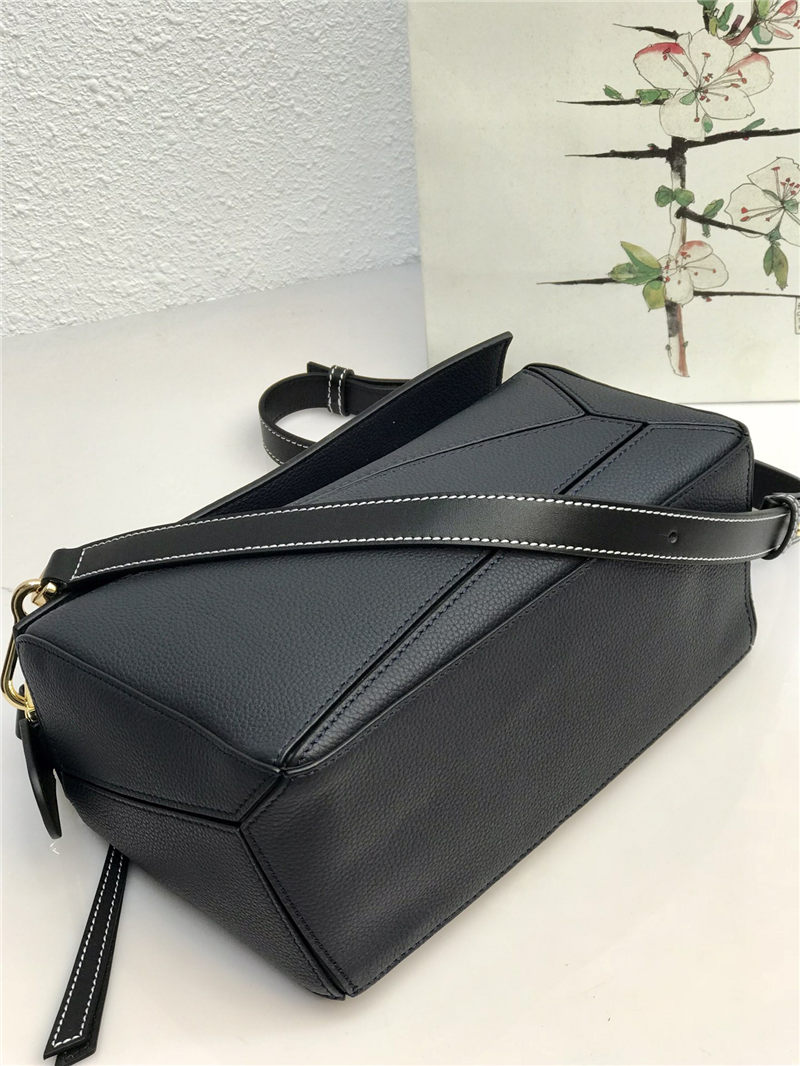 Small Puzzle bag in soft grained calfskin High