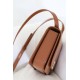 Goya bag in silk calfskin Tan High