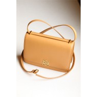 Goya bag in silk calfskin Nude High