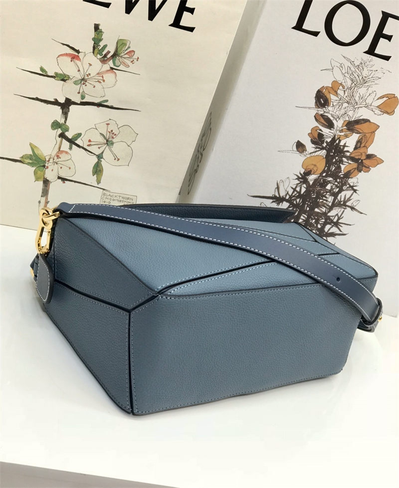 Small Puzzle bag in soft grained calfskin High