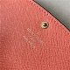 Louis Vuitton Emilie Wallet Monogram Coral High