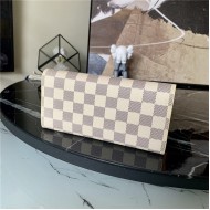 Louis Vuitton Emilie Wallet Damier Azur Beige High