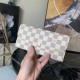 Louis Vuitton Emilie Wallet Damier Azur Beige High