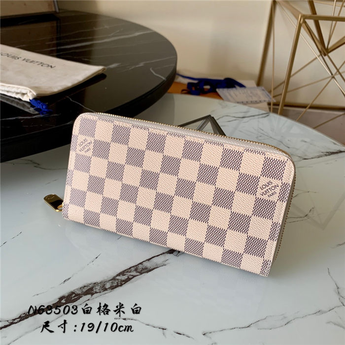 Louis Vuitton ZIPPY WALLET Damier Azur N63503 High