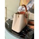 Louis Vuitton CAPUCINES MM Taurillon Vanilla M57904 High